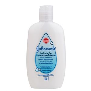 Loção Hidratante Cremosa Johnsons Baby Hidratação Intensa 200ml