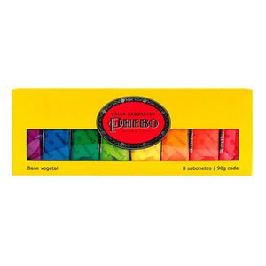 Kit Sabonete Phebo Base Vegetal 8 Unidades 90g Cada