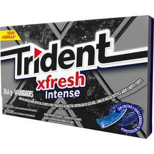 Chiclete Trident X Fresh Intense 25,2g com 14 Unidades