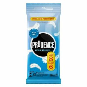 Preservativo Prudence Ultra Sensível Leve 8 Pague 6 Unidades