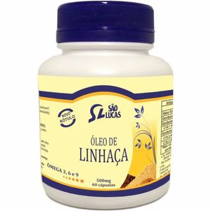 Cápsulas de Linhaça 500mg 60 Cápsulas