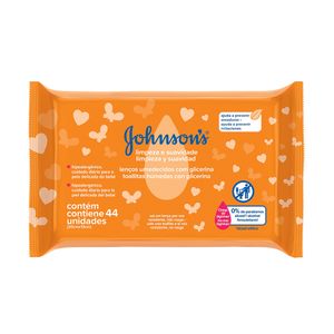 Lenços Umedecidos Johnsons Baby Extra Suavidade 44 Unidades