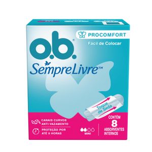 Absorvente Ob Interno Mini Procomfort 8 Unidades
