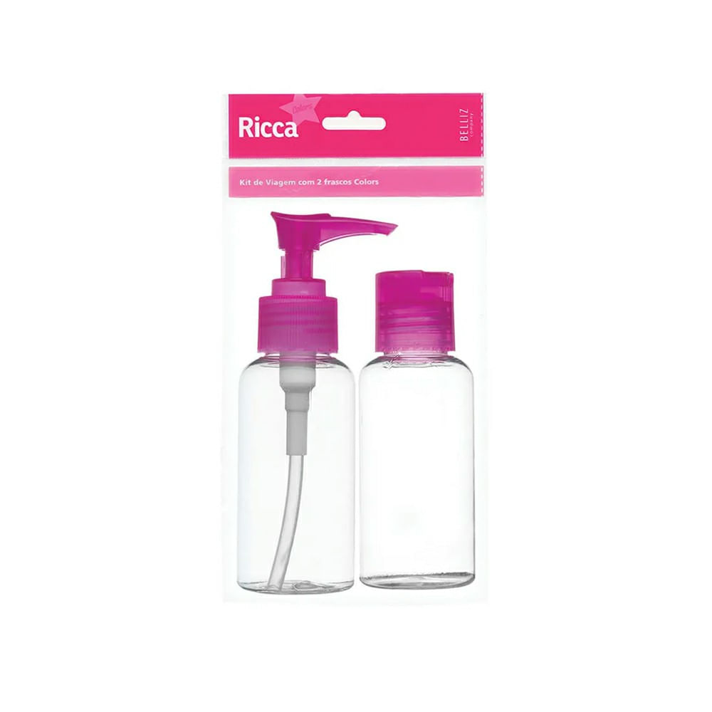 Kit de Viagem Ricca com 2 Frascos Colors | Drogaria Globo - Drogaria Globo