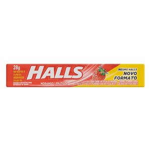 Pastilha Halls Morango 28G