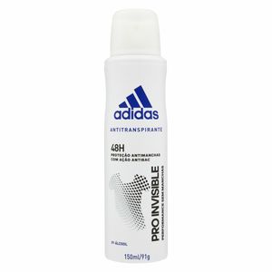 Desodorante Aerossol Adidas Invisible Feminino 150ml