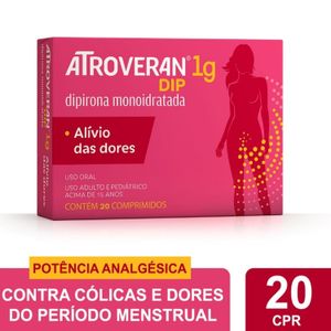 Atroveran Dip 20 Comprimidos 1G