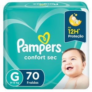 Fralda Pampers Confortsec Giga G 70 Unidades