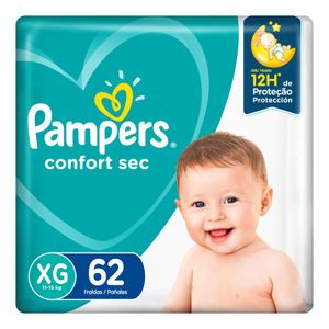 Fralda Pampers Confortsec Giga XG 62 Unidades