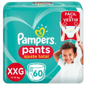 Fralda Pampers Pants Ajuste Total Giga XXG 60 Unidades