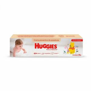 Creme Preventivo Assaduras Huggies Turma Da Mônica Puro E Natural 80G