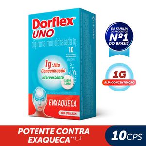 Dorflex Uno 1G 10 Comprimidos Efervescentes
