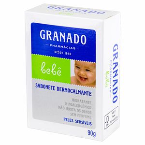 Sabonete Barra Dermocalmante Sem Perfume Granado Bebê 90G