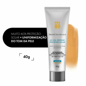 Protetor Solar SkinCeuticals UV Oil Defense com Cor FPS80 40g