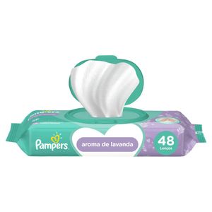 Lenço Umedecido Pampers Lavanda 48 Unidades