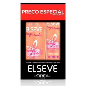 Kit Shampoo Elseve Longo Dos Sonhos 375Ml + Condicionador 170Ml