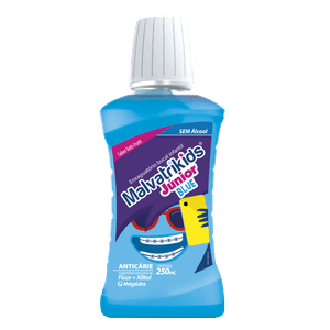 Enxaguante Bucal Malvatrikids Júnior Blue 250Ml