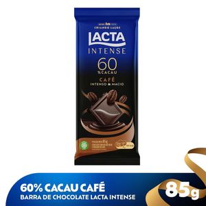 Chocolate Lacta 60% Cacau Café 85G