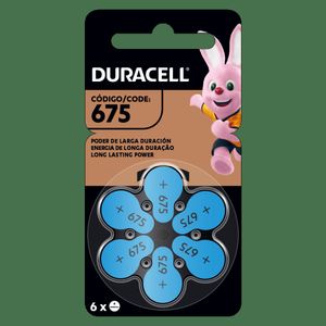 Pilha Duracell Auditiva 675