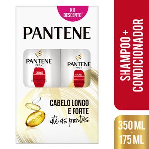 Kit Pantene Cachos Hidra Vitaminados Shampoo 350ml+Condicionador 175ml