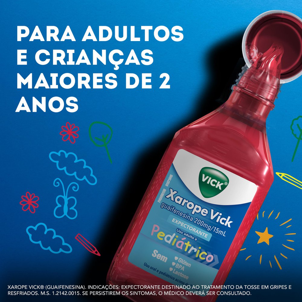 Vick Xarope Infantil 120Ml  Drogaria Globo - Drogaria Globo