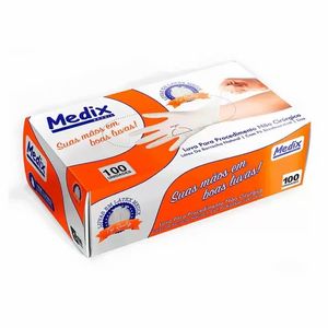 Luvas de Procedimento Top Quality Medix P Caixa com 100 unidades
