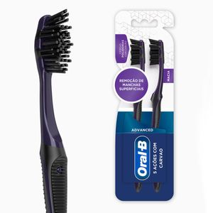 Kit Escova Dental Oral-B Charcoal 5x 2unidades