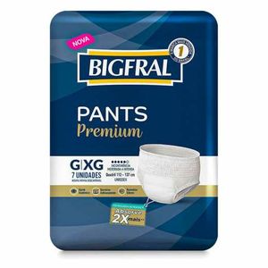 Roupa Intima Bigfral Pants Premium G/XG 7unidades