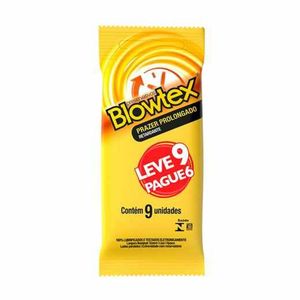 Preservativo Blowtex Retardante Leve 9 pague 6unidades