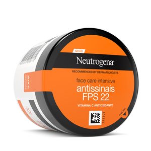 Neutrogena Face Care Intensive Antissinais FPS22 100g