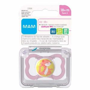 Chupeta MAM Air 18+ Rosa 1unidade