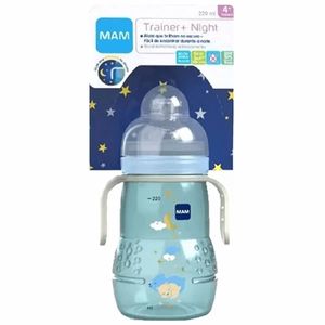 Copo Mam Trainer Night Azul 220ml