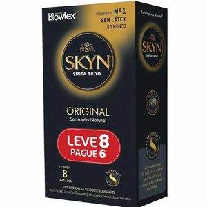 Preservativo Blowtex Skyn Original Leve 8 pague 6