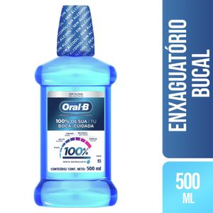 Enxaguante Bucal Oral B 100% 500ml
