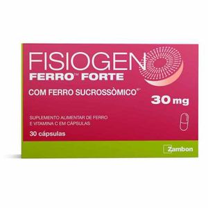 Fisiogen Ferro Forte 30mg com 30cápsulas