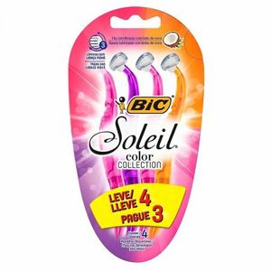 Depilador Descartável Bic Soleil Color Collection com 4unidades
