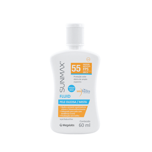 Protetor Solar Sunmax Fluid FPS55 com 60ml