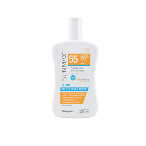 Protetor Solar Sunmax Fluid FPS55 com 120ml