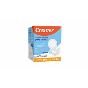 Absorventes Para Seios Cremer Leve 30 Pague 24