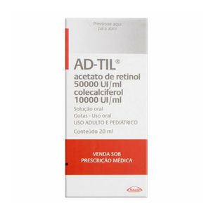 Suplemento Vitamínico em Gotas Ad-Til com 20ml