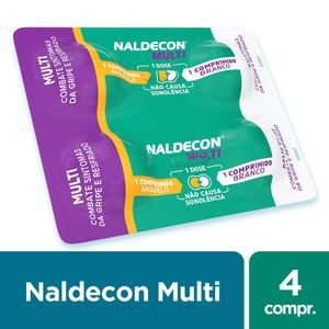 Naldecon Multi com 4comprimidos