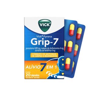 Vick Pyrena Grip-7 Com 20cápsulas
