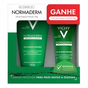 Kit Gel de Limpeza Profunda Vichy Normaderm 150g + Gel de Limpeza 40g