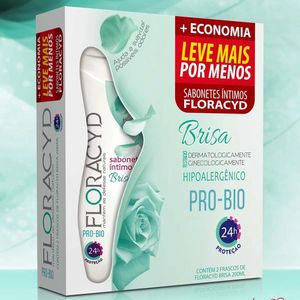 Kit Sabonete Íntimo Floracyd Brisa 2 Unidades 200ml