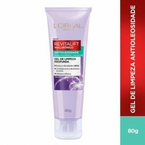 Gel de Limpeza Antioleosidade L Oréal Paris Revitalift Hialurônico 80g