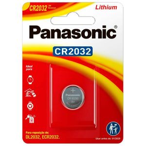 Bateria Panasonic Litiun Moeda Cr2032 1 Unidade