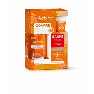 Kit Darrow Gel Limpeza Actine 400g+Protetor Solar Actine Fps60 Cor Universal 20g