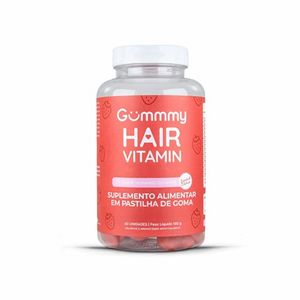 Suplemento Alimentar Gummy Hair Vitamin Morango com 60unidades