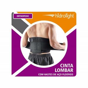 Cinta Lombar Hidrolight com Haste de Aço Flexivel