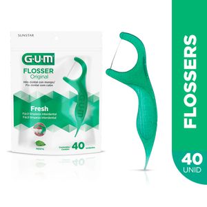 Fio Dental Gum Flossers Original com 40 Unidades